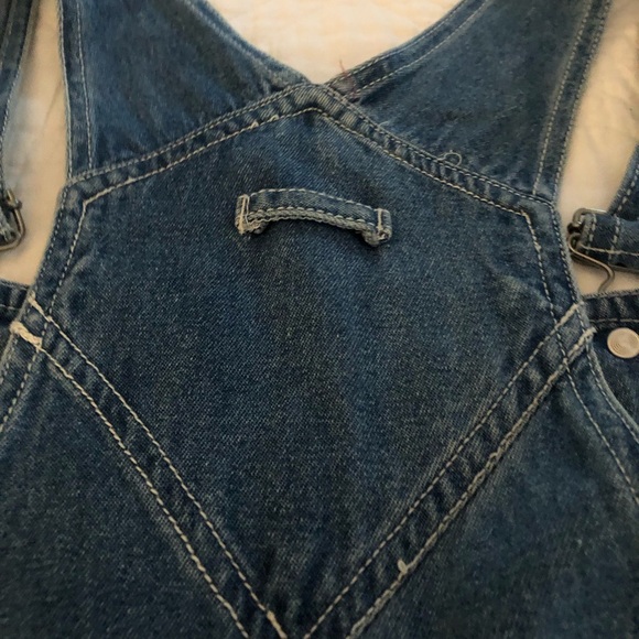 EUC Vintage Carter's “Watch the Wear” Classic Denim Overall Dress / Jumper - Picture 5 of 15